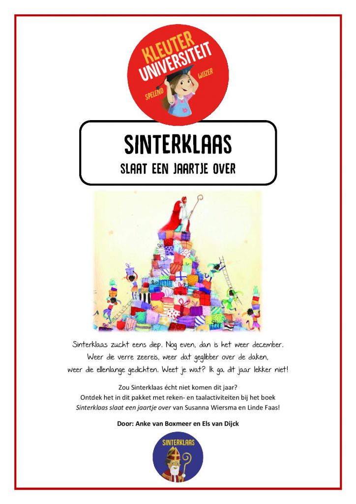 Sinterklaas project kleuters